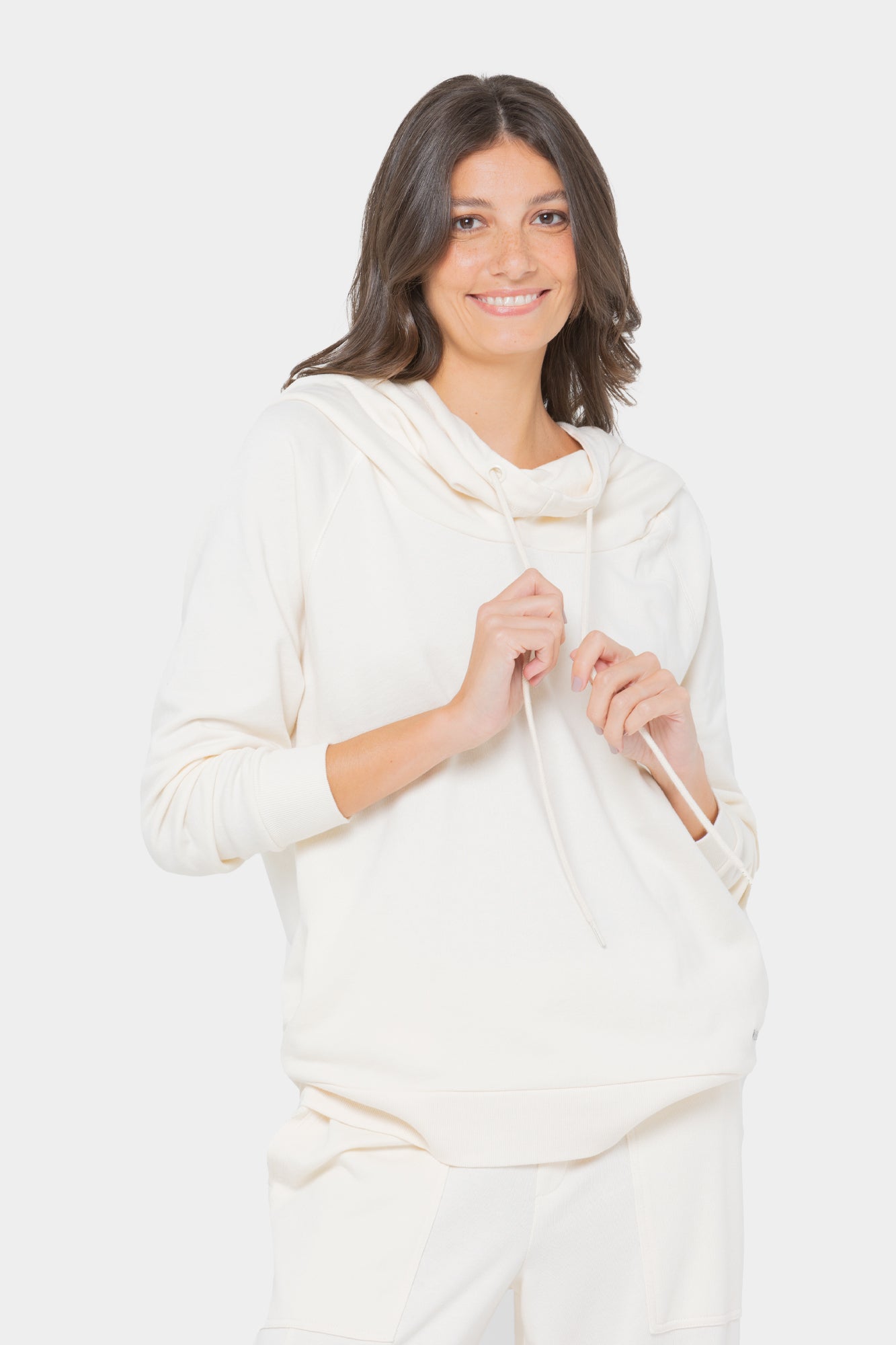 Cowl neck sweatshirt hotsell