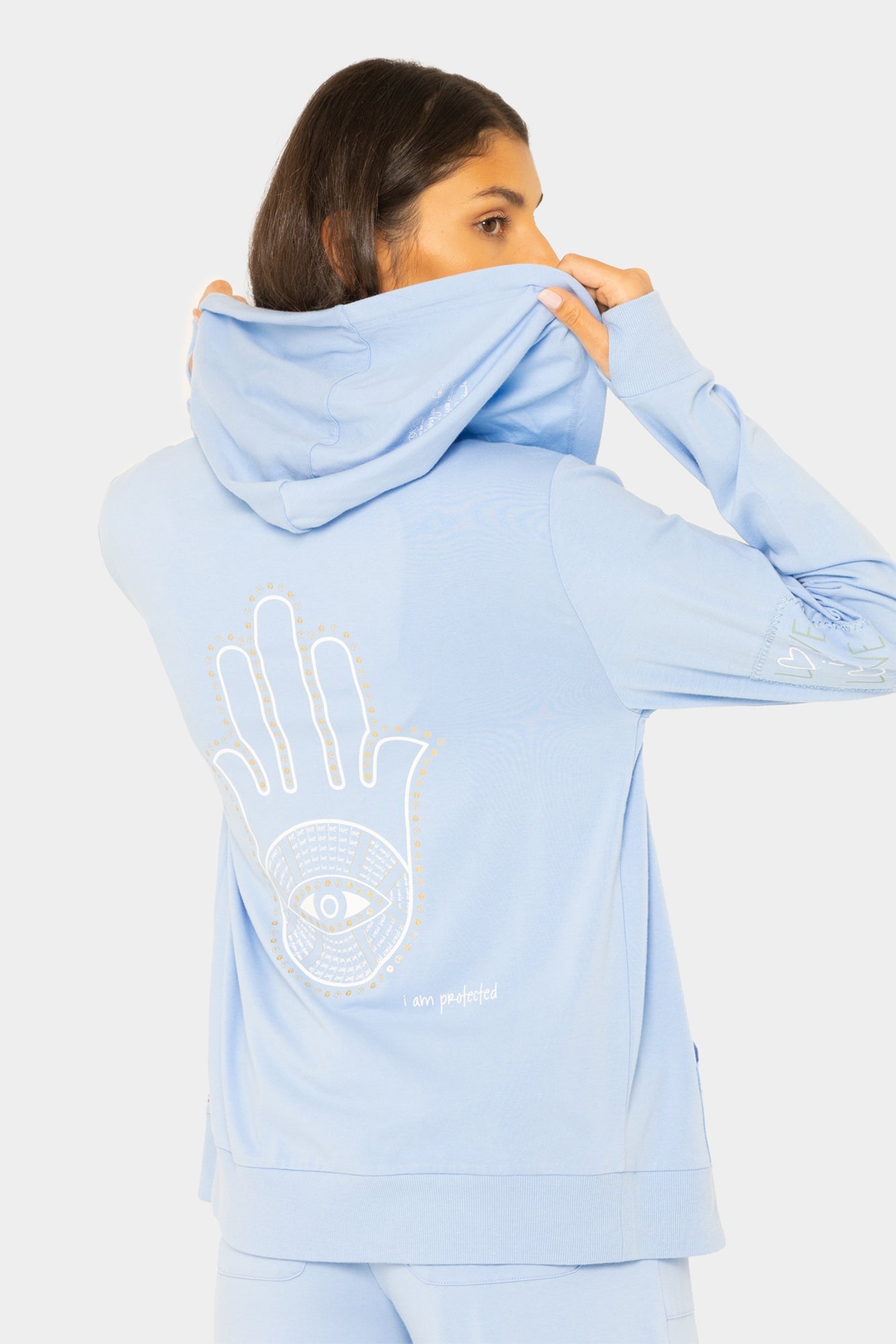 Peace love deals world hoodie