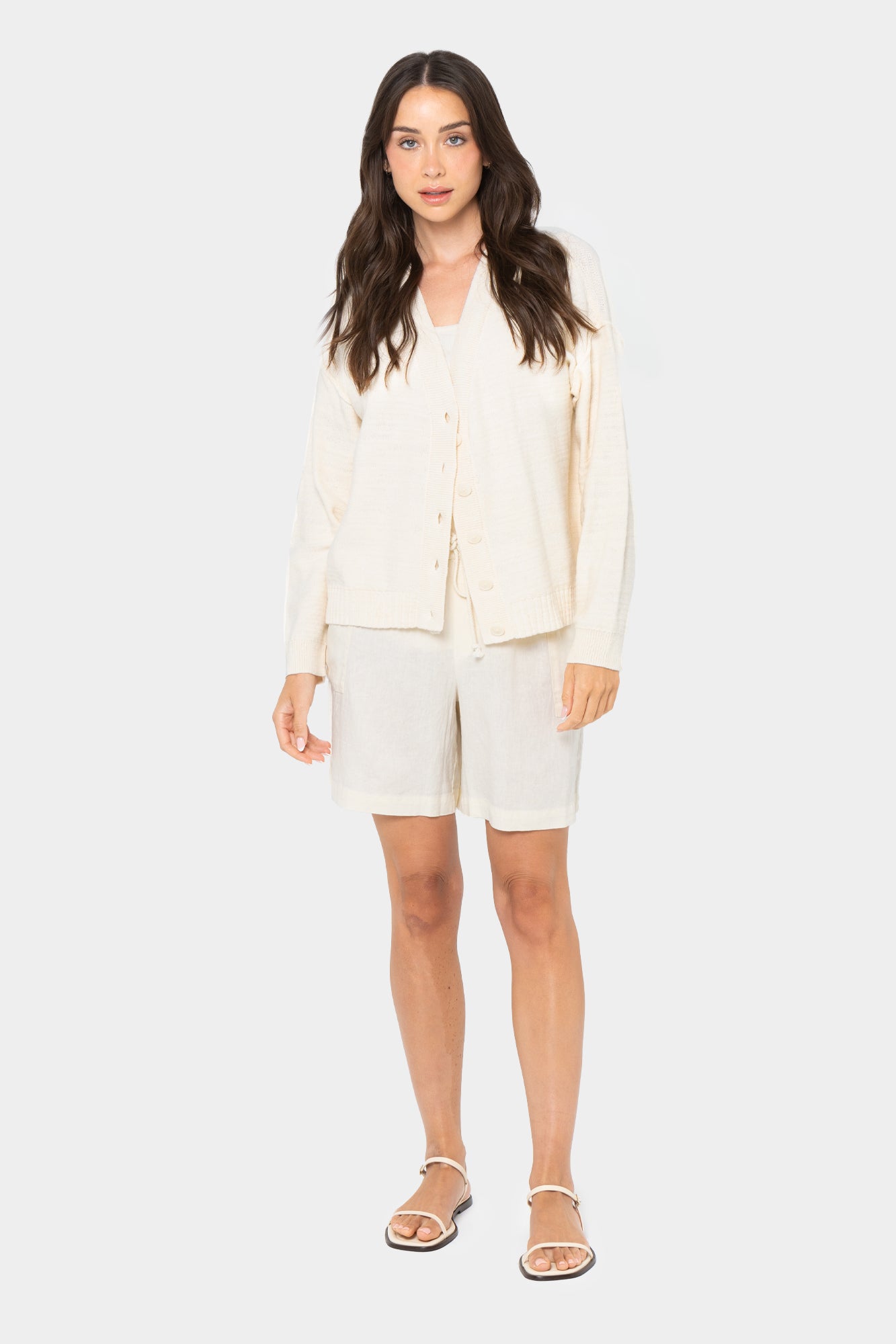 Circle hem cardigan online