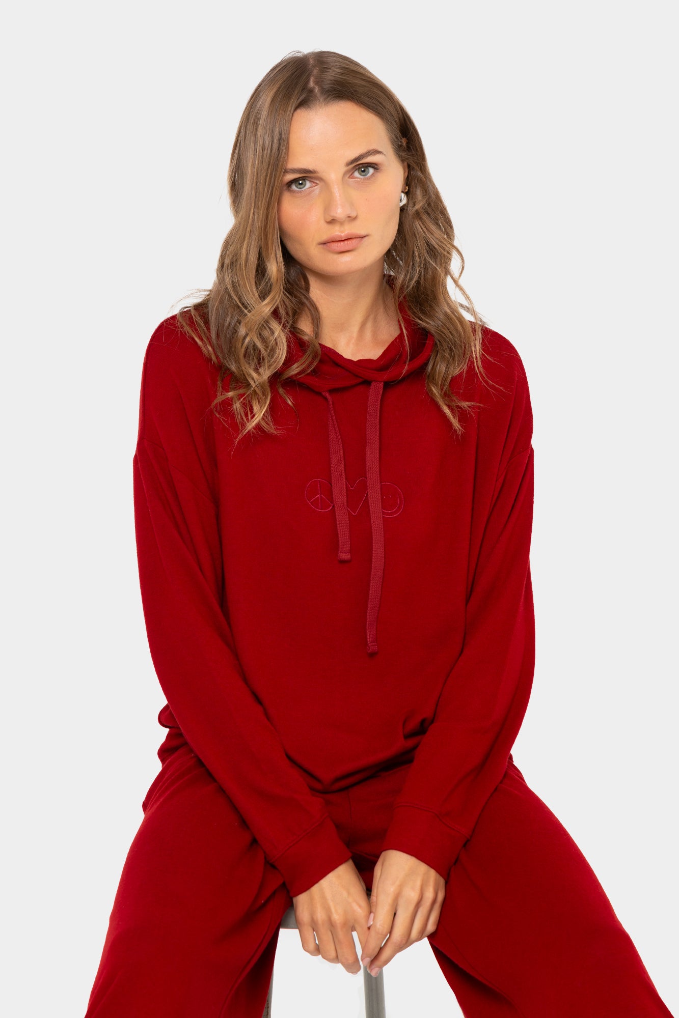 Comfy Hooded Long Sleeve Sweatshirt