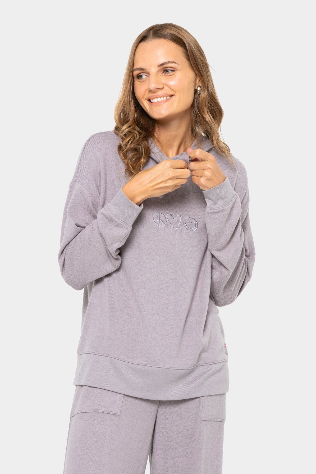 Comfy Hooded Long Sleeve Sweatshirt