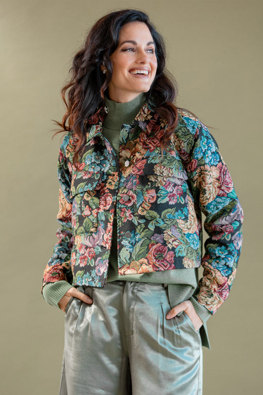 Novelty Button Front Jacket