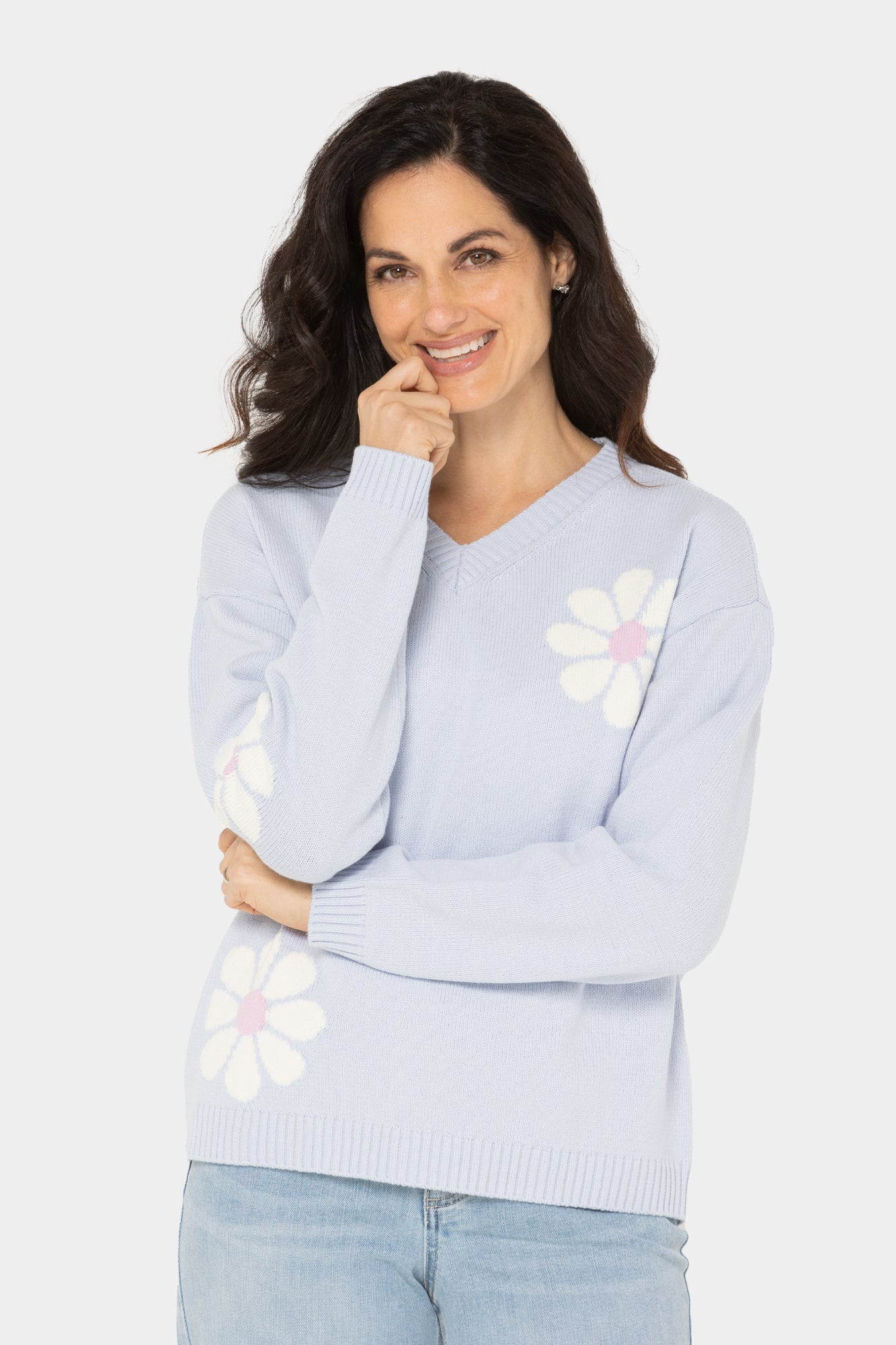 Garden Party Floral Sweater