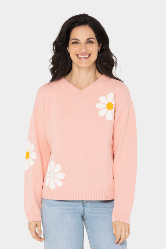 Garden Party Floral Sweater