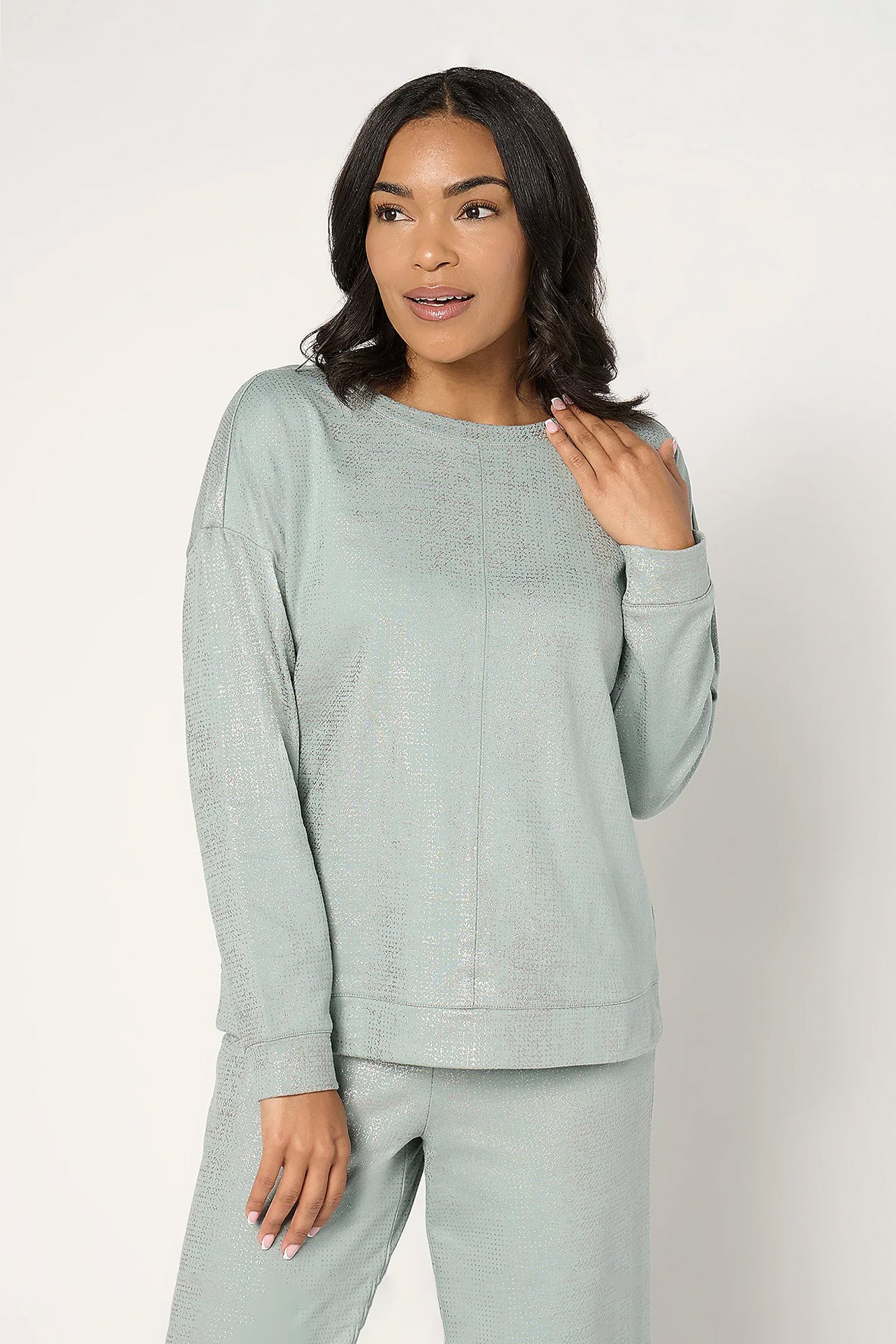 French Terry Long-Sleeve Sweatshirt