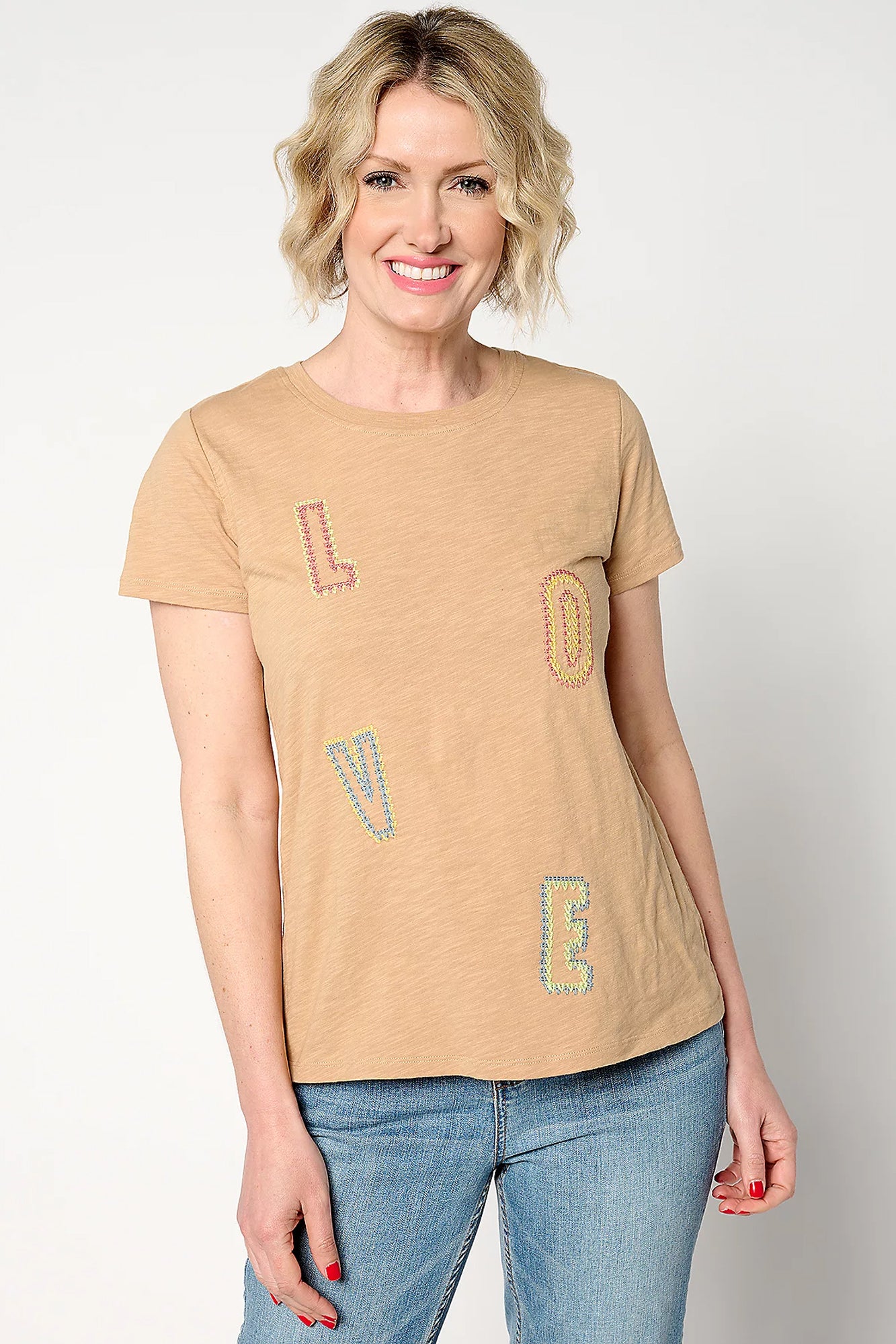 Pride Love Embroidered Tee