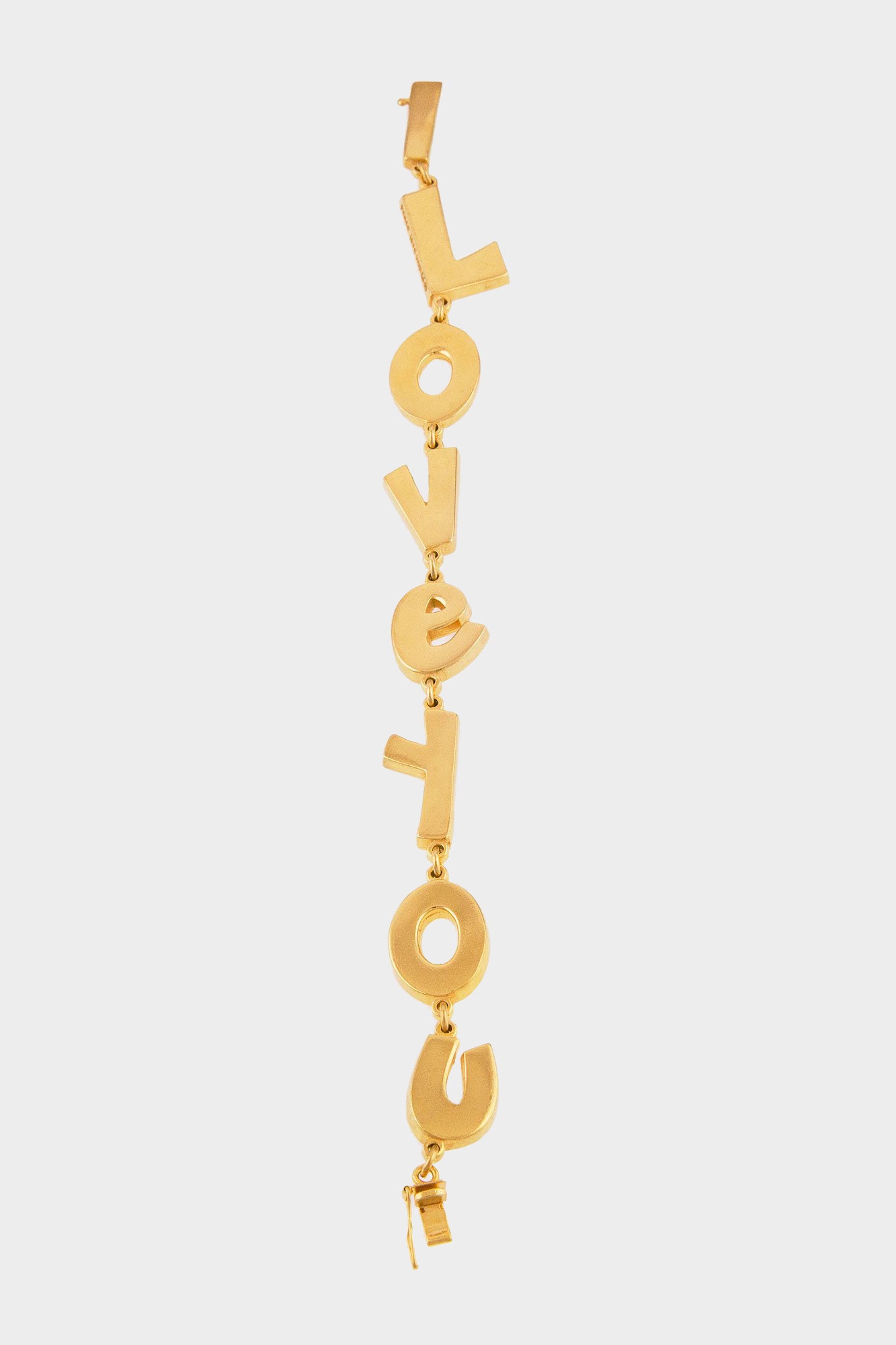 I LOVE YOU' Gold Bracelet - FD Gallery