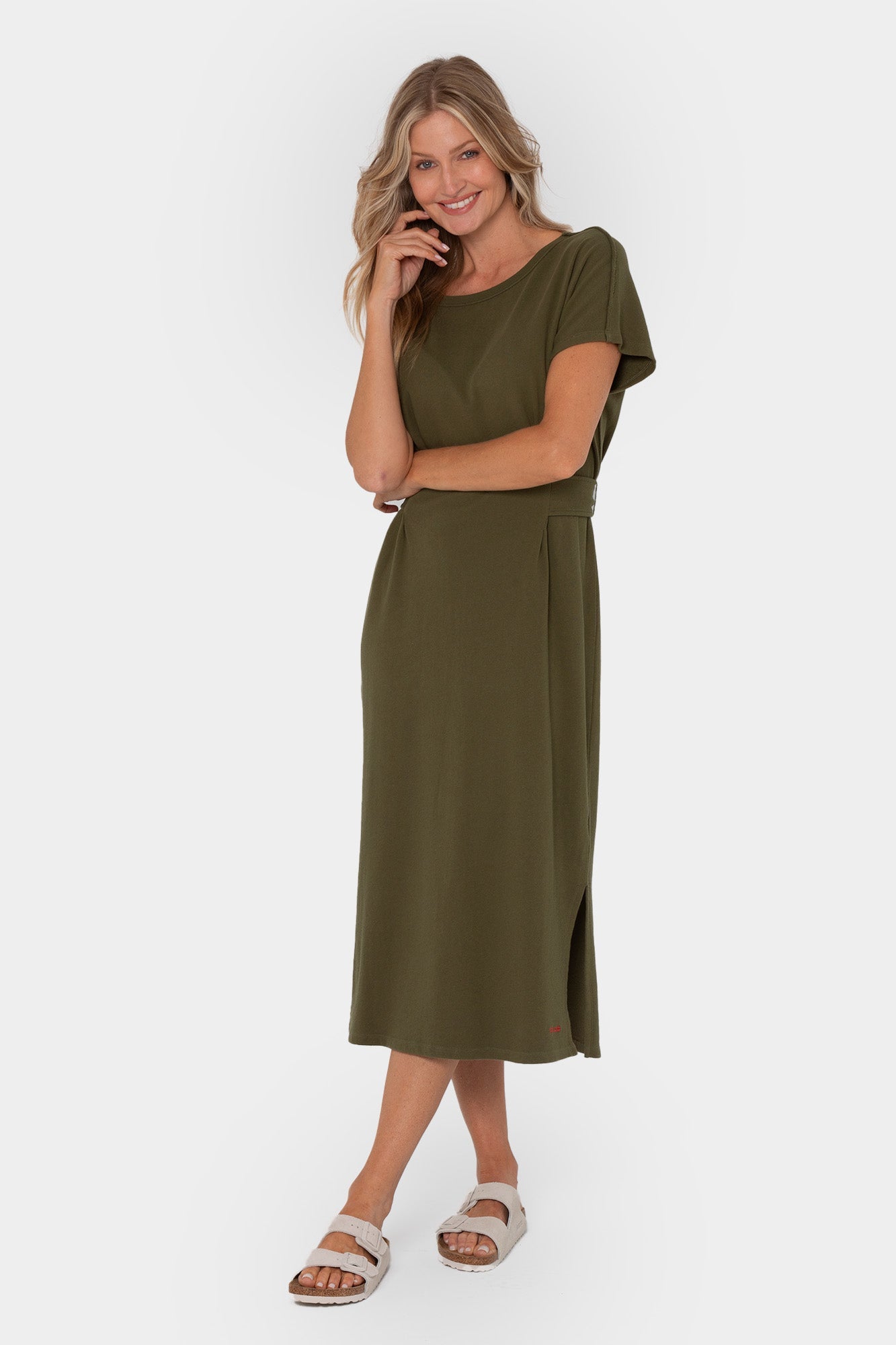 French Terry Midi Dress