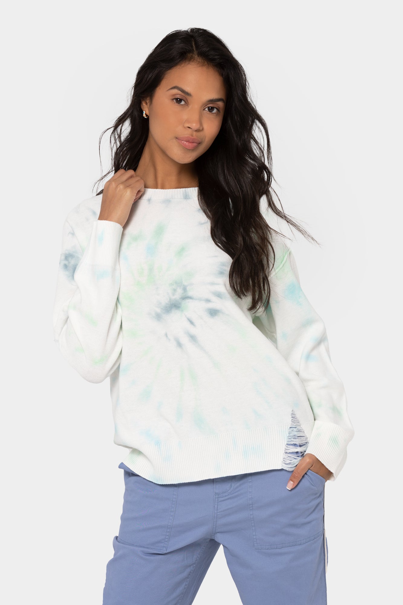 Gem Tie Dye Sweater – Peace Love World