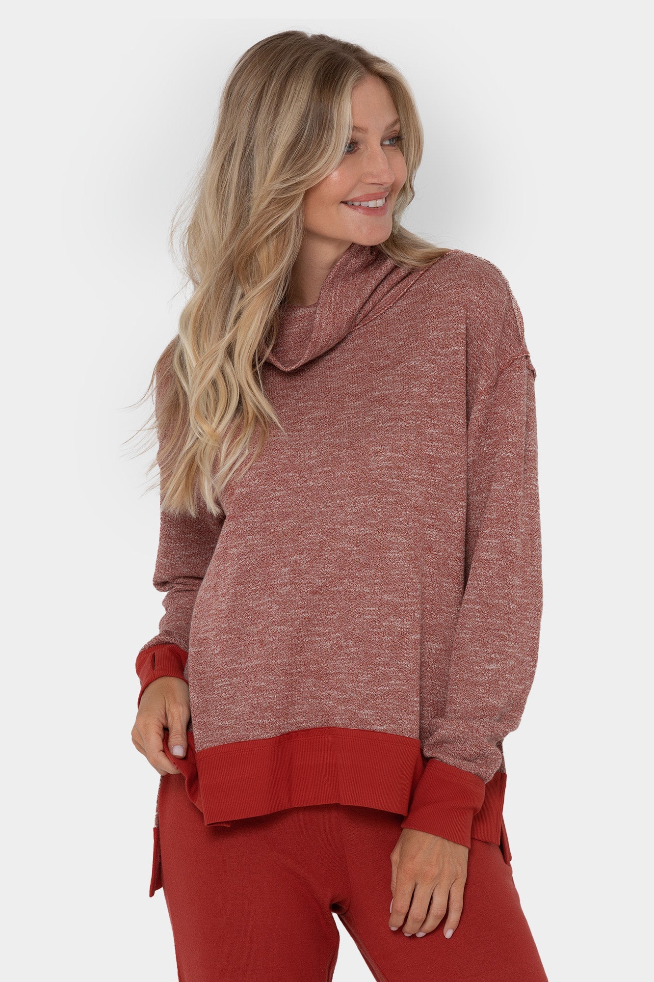 Birdseye Two-Tone Pull-Over