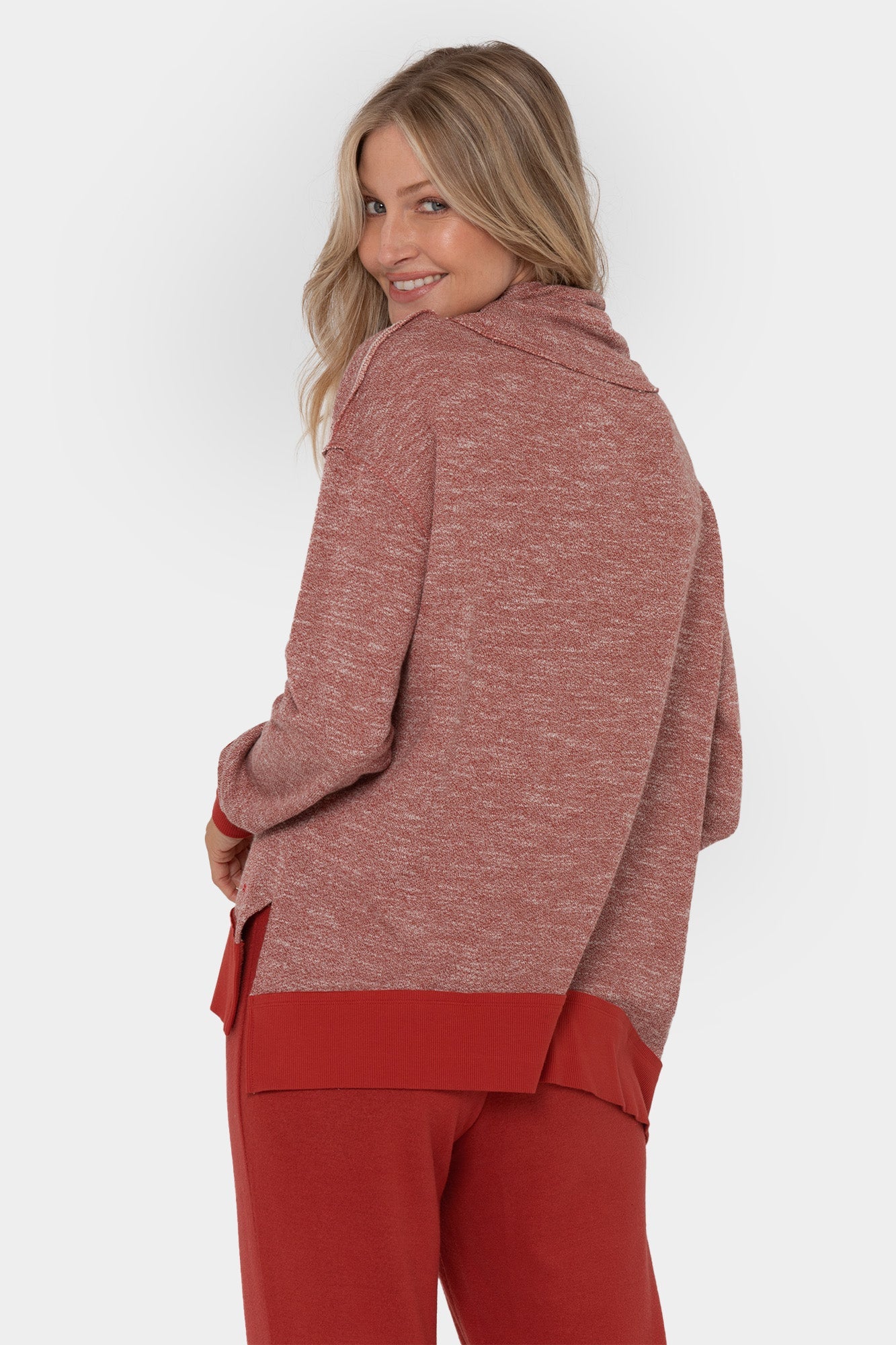 Birdseye Two-Tone Pull-Over